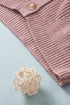 Bishop Sleeve V-Neck Drop Shoulder Button Front Knit Cardigan Sweater
